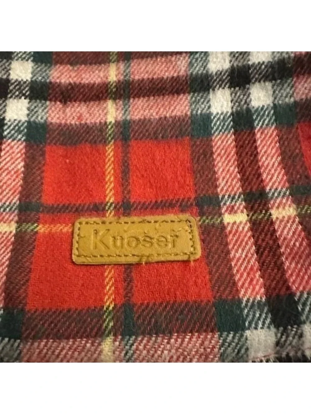 Kuoser Reversible Dog Flannel Sz S